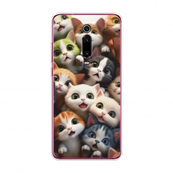 Силиконовый чехол Море котят на Xiaomi Mi 9T