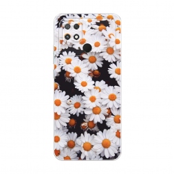 Силиконовый чехол Ромашковое поле на Xiaomi Poco C40