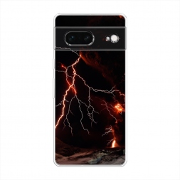 Силиконовый чехол Молния 4 на Google Pixel 7