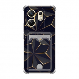 Карман Черные полигоны на Infinix Zero 30 4G