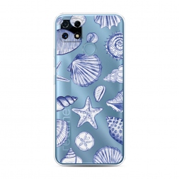 Силиконовый чехол Морской паттерн на Realme C25s