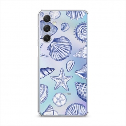 Силиконовый чехол Морской паттерн на Samsung Galaxy M54