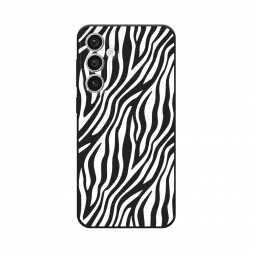 Матовый силиконовый чехол Зебра на Samsung Galaxy S23 FE 5G