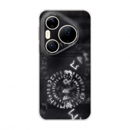 Силиконовый чехол Руны на Huawei Pura 90 Pro Max
