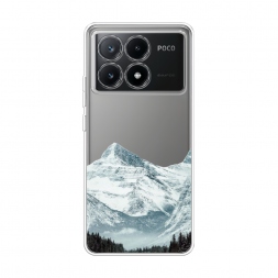 Силиконовый чехол Горы арт 1 на Xiaomi POCO X6 PRO 5G