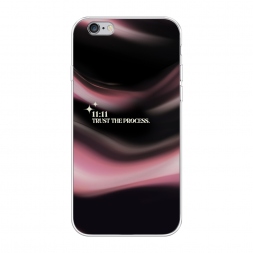 Силиконовый чехол trust the process на iPhone 6