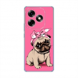 Силиконовый чехол Dog Pin-Up на Itel S23 Plus