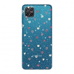 Блестящий Рисунок из сердечек на Samsung Galaxy A12