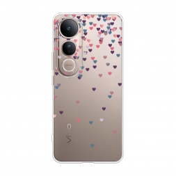Силиконовый чехол Посыпка сердечки на Vivo V50 lite