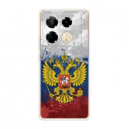 Силиконовый чехол РФ на Infinix Note 40 Pro 4G