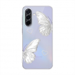 Силиконовый чехол white butterflies 2 на Samsung A37 5G