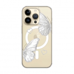 MagSafe white butterflies 2 �� iPhone 14 Pro