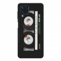 Матовый силиконовый чехол Кассета на Samsung Galaxy M32