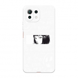 Soft touch ����� Manga graffiti white �� Xiaomi Mi 11 Lite