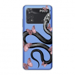 ����������� ����� Snake and butterflies 3 �� Xiaomi Poco M4 Pro 4G