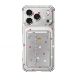Карман Рисунок из сердечек на iPhone 17 Pro Max