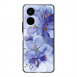 Матовый силиконовый чехол Фиолетовые цветки на Xiaomi Redmi A5 4G