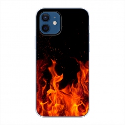 Силиконовый чехол Все в огне на iPhone 12 Pro