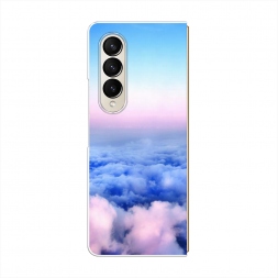 Силиконовый чехол Облака на Samsung Galaxy Z Fold 4