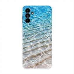 Силиконовый чехол Волны 10 на Samsung Galaxy A04s