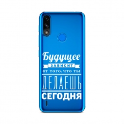 Силиконовый чехол Будущее зависит от 3 на Lenovo K13