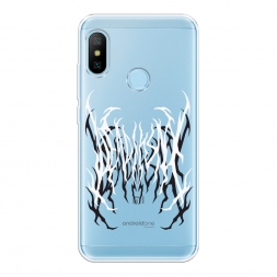 Силиконовый чехол Death graffiti на Xiaomi Redmi 6 Plus