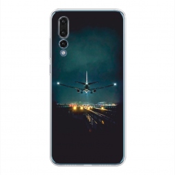 Силиконовый чехол Ночной рейс на Huawei P20 Pro