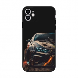 Матовый силиконовый чехол На износ 2 на iPhone 11