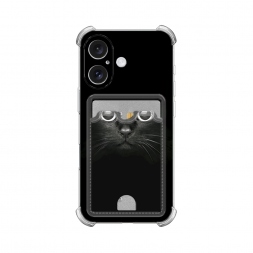 Карман Взгляд черной кошки на iPhone 16