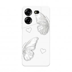 ����� soft touch ����� white butterflies 2 �� Tecno Pova 5