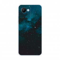 Силиконовый чехол Синий космос на Realme C30S 4G