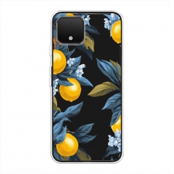 Силиконовый чехол Сочные лимоны арт на Google Pixel 4