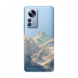 Силиконовый чехол Горы арт 2 на Xiaomi 12 Pro