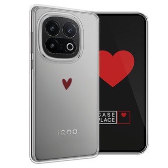 Силиконовый чехол Маленькое красное сердечко на Vivo iQOO 13