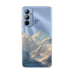 Силиконовый чехол Горы арт 2 на Tecno Pop 6 Go