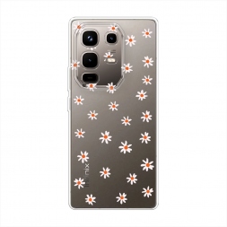 Силиконовый чехол Ромашки рисунок на Infinix Note 50