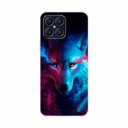 Силиконовый чехол Волшебный волк на Honor X8