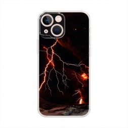 Силиконовый чехол Молния 4 на iPhone 13 mini
