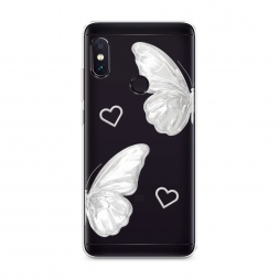 ����������� ����� white butterflies 2 �� Xiaomi Redmi Note 5/Note 5 Pro