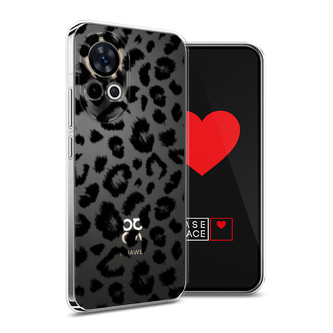 Силиконовый чехол Окрас леопарда фон на Huawei Nova 12