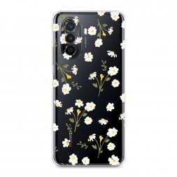 Силиконовый чехол Пучки ромашек паттерн на Huawei Nova Y70
