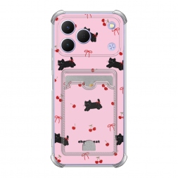 Чехол с карманом cherry cat на Tecno Spark 50