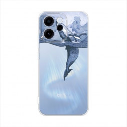 Силиконовый чехол Два измерения на Oppo Reno 15F