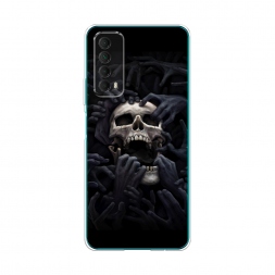 Силиконовый чехол Череп 29 на Huawei P Smart 2021