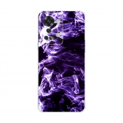Силиконовый чехол Фиолетовый дым на OnePlus Nord 2T