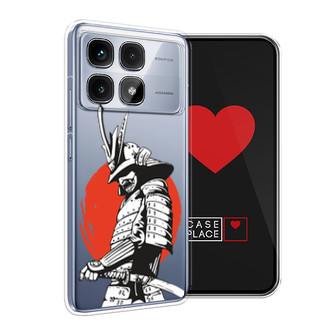 Силиконовый чехол Самурай с катаной на Xiaomi Redmi K70 Ultra