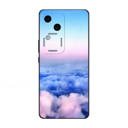 Матовый силиконовый чехол Облака на Vivo V30