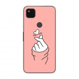 Силиконовый чехол Любовь-щелк на Google Pixel 4A