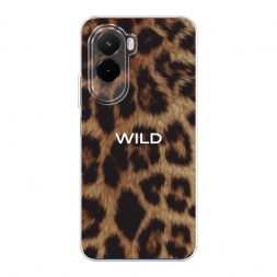 Силиконовый чехол Wild на леопарде на Poco M7 4G