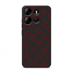 ������� ����������� ����� Little hearts doodles 2 �� Tecno Pop 7 Pro